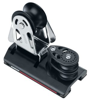 Harken 27mm Adjustable Genoa Car - Double Sheave